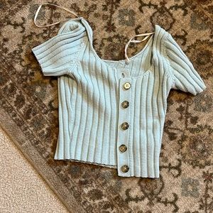 sage green blouse tight